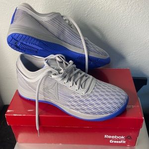 Reebok CrossFit Nano 8.0 Men’s Size 9.5 Stark Grey & Blue